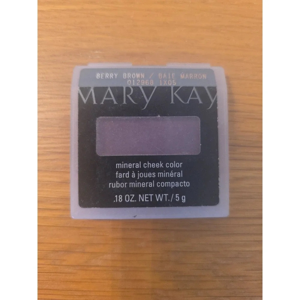 Mary Kay Mineral Cheek Color Berry Brown Blush Refill Pan 0.18 oz 5g 012968